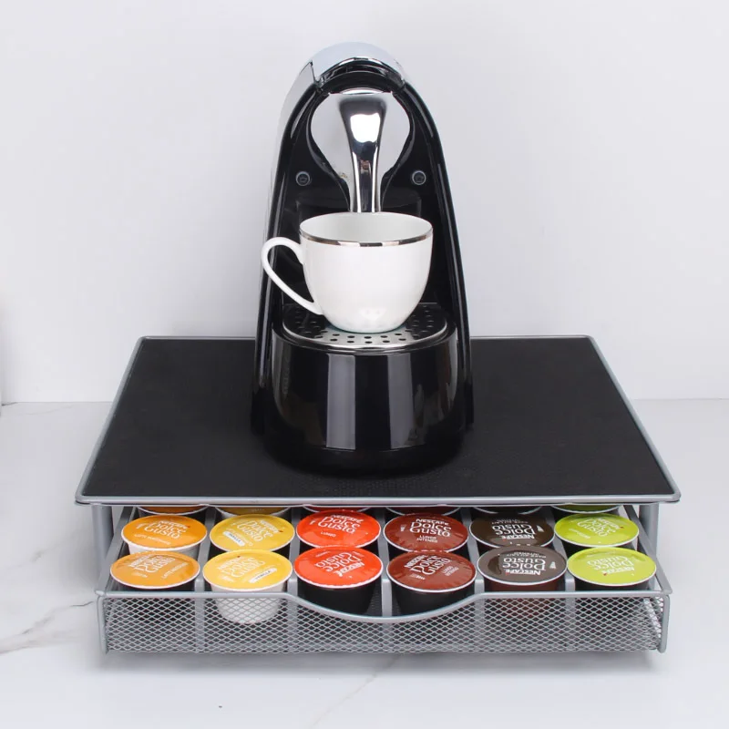 Samengroeiing pianist argument Koffie Capsule Organisator Opslag Stand Praktische Koffie Lades Capsules  Houder Voor Dolce Gusto Koffie Capsule Planken Ijzeren Rek - AliExpress  Huis & Tuin