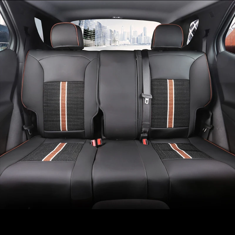 Чехлы для автомобильных сидений, набор кожаных чехлов для Chevrolet Equinox,-Н. В., автомобильные Чехлы, стильные Защитные подушки для сидений, внутренние аксессуары