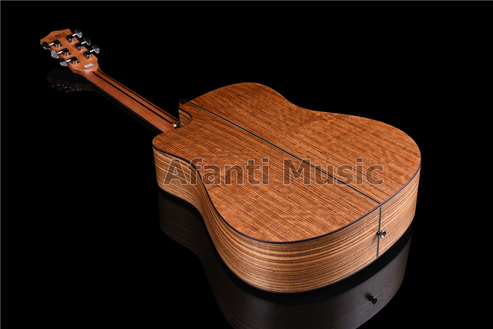 Afanti музыка 41 дюймов Ель и грецкий орех Акустическая гитара(AMA-2301