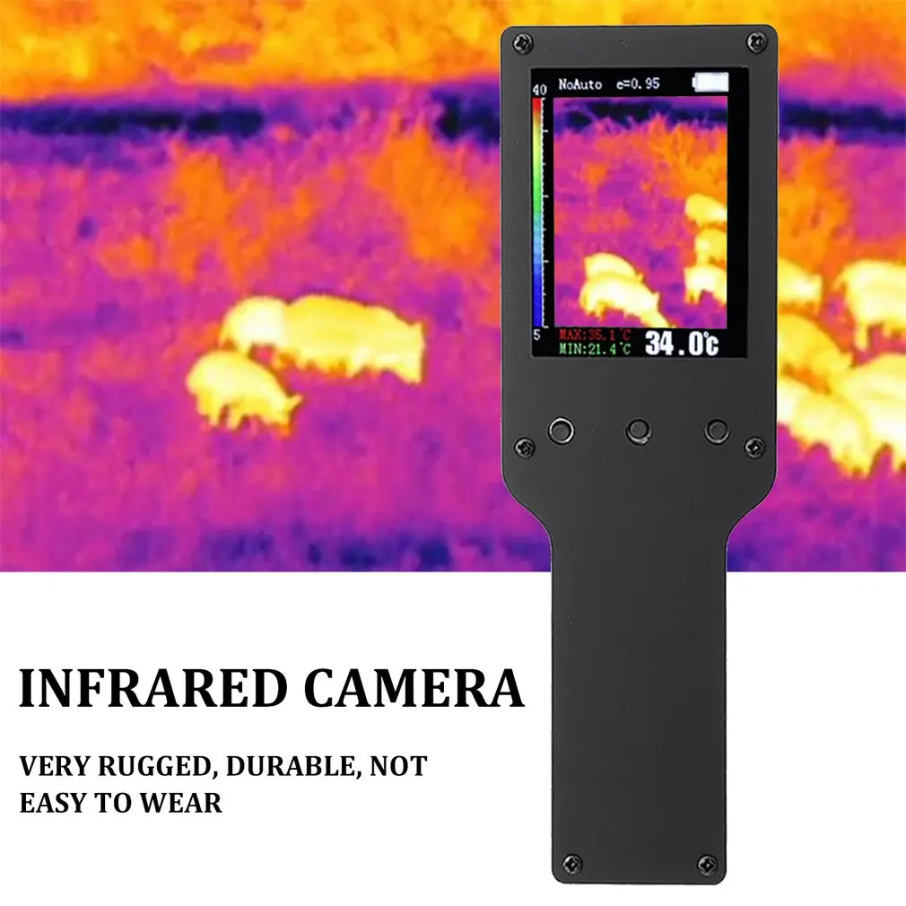 Портативный Mlx90640 Инфракрасный Тепловизор 24X32 разрешение Инфракрасный Тепловизор камера измерение температуры