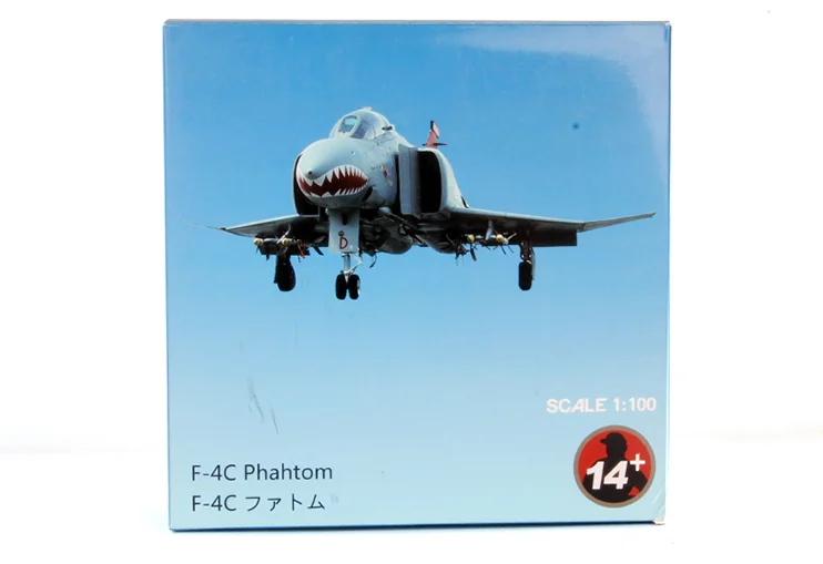 1/100 масштабная военная модель F-4 Phantom II VF-84 истребитель Джолли Роджерс литой металлический самолет модель игрушки для мальчиков коллекция подарок
