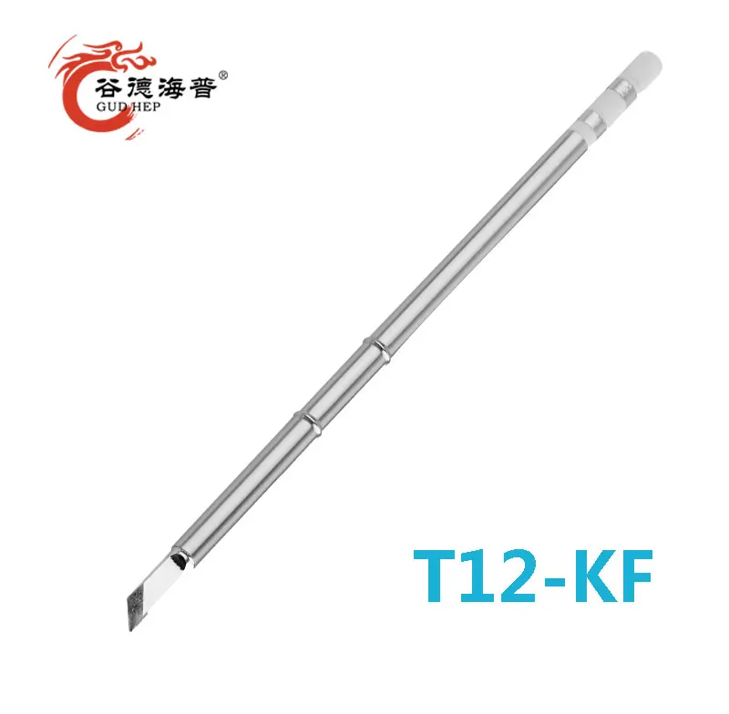 

Gudhep T12-KF K Soldering Iron Tips Knife Type for DIY T12 FX950 FX951 Soldering Rework Station FM2028 Soldering Iron Handle