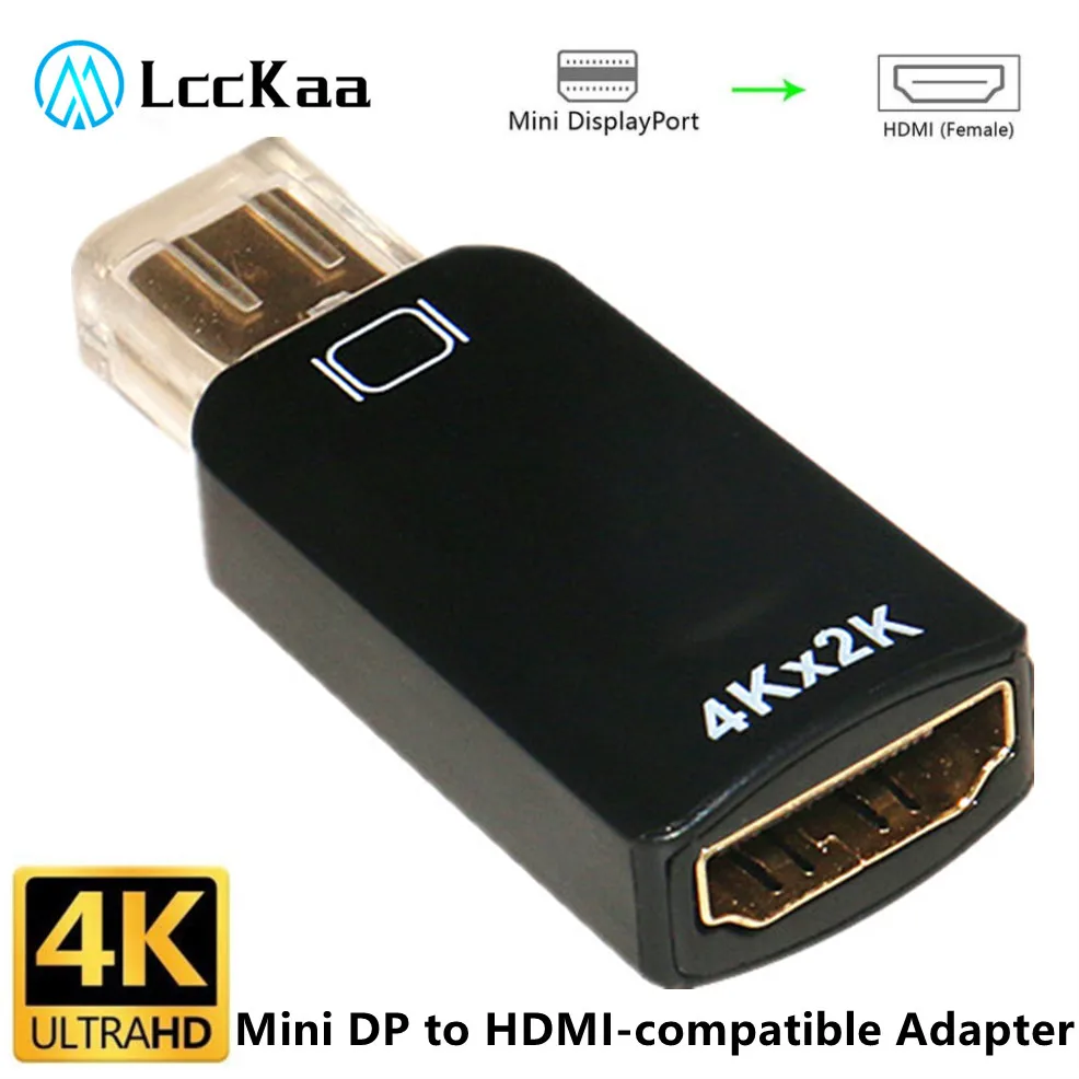 Адаптер 4K Mini DisplayPort DP-HDMI (совместим с Thunderbolt) для MacBook Pro Air Mac Microsoft Surface | Электроника