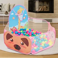 Foldable Cartoon Outdoor Sports Playground Kids Children Ocean Ball Pit Pool Baby Tent Ball Basket Gaming Toys Educational Toy 2