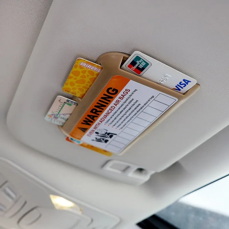 Автомобильный держатель карты парковки высокоскоростная IC карта клип автомобильный козырек клип Органайзер Многофункциональный временный парковочный телефон номер 9449 7801