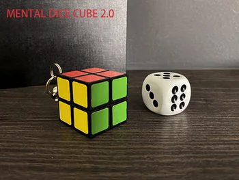 

Mental Dice (Cube) 2.0 by H.Z Magic Gimmick Wireless Charging Magic Tricks For Professional Magicians Soul Prediction Close Up