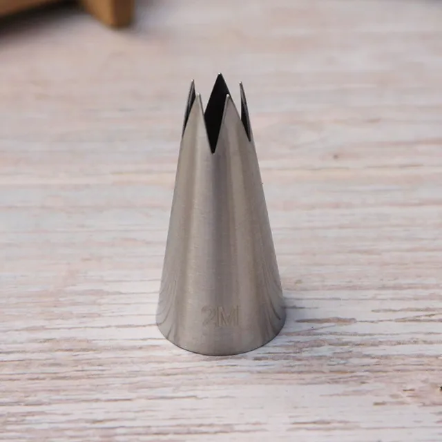 #2M Csővezeték Fúvóka Dekoráció Jeges Tip Krém Virág Rózsa Tippek Fondant Sütőszerszám Torta Cupcake Rozsdamentes Acél