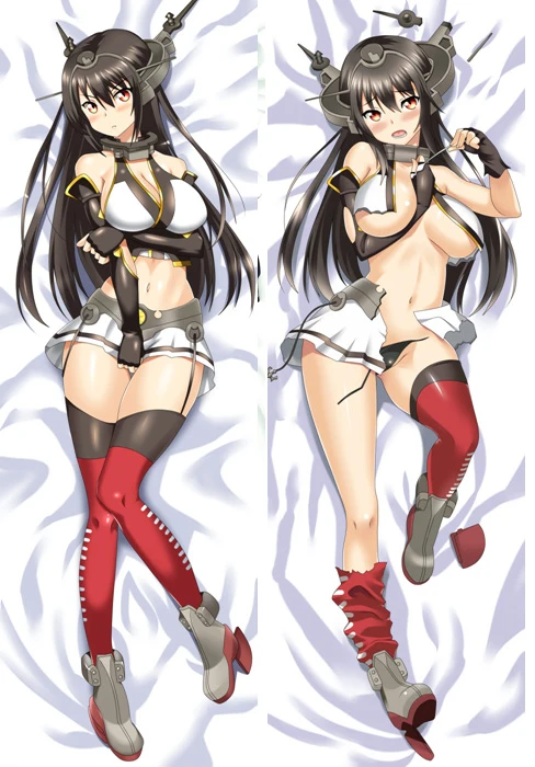 Аниме Kantai Коллекция Dakimakura Чехол kancolle Kirishima& Taihou персонажи Shimakaze& Zuikaku Чехол на подушку - Цвет: S10
