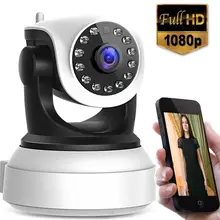 Wi Fi IP камера 1080P HD для помещений беспроводная с датчиком