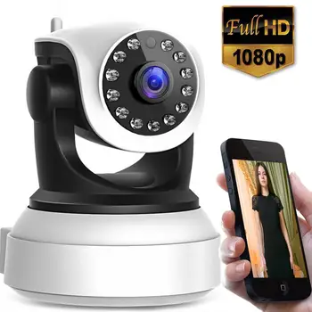 

WiFi IP Camera 1080P HD Indoor Wireless Camera Motion Detection/Two-Way Audio/Elder/Pet/Baby Monitor Android/iOS Camhi APP