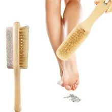 18x3,7 см пилочка для ног Двухсторонняя щетка для удаления твердых мозолей кожи скруббер домашний педикюр Отшелушивание NShopping