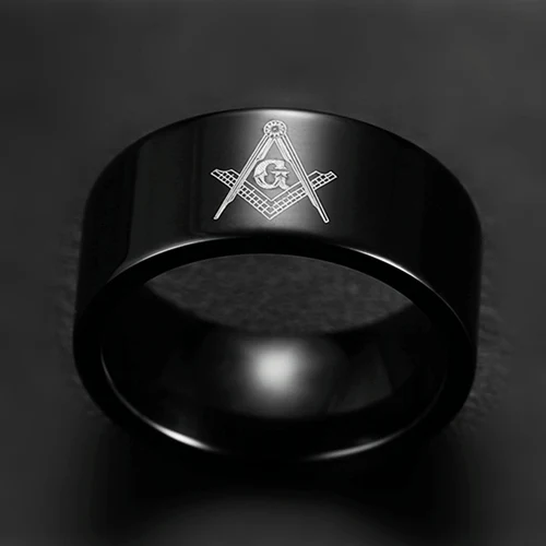 8mm Freemasons Ring Masonic Rings For Men and Women signet ring round rings finger rings jewelry rings ring jewelry