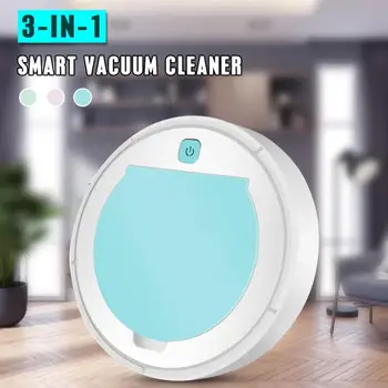 

3in1 Automatic Rechargeable Smart Sweeping Robot Vacuum Cleaner Strong Suction Multifunctional Dry Wet Mop UV Sterilizer Sweeper