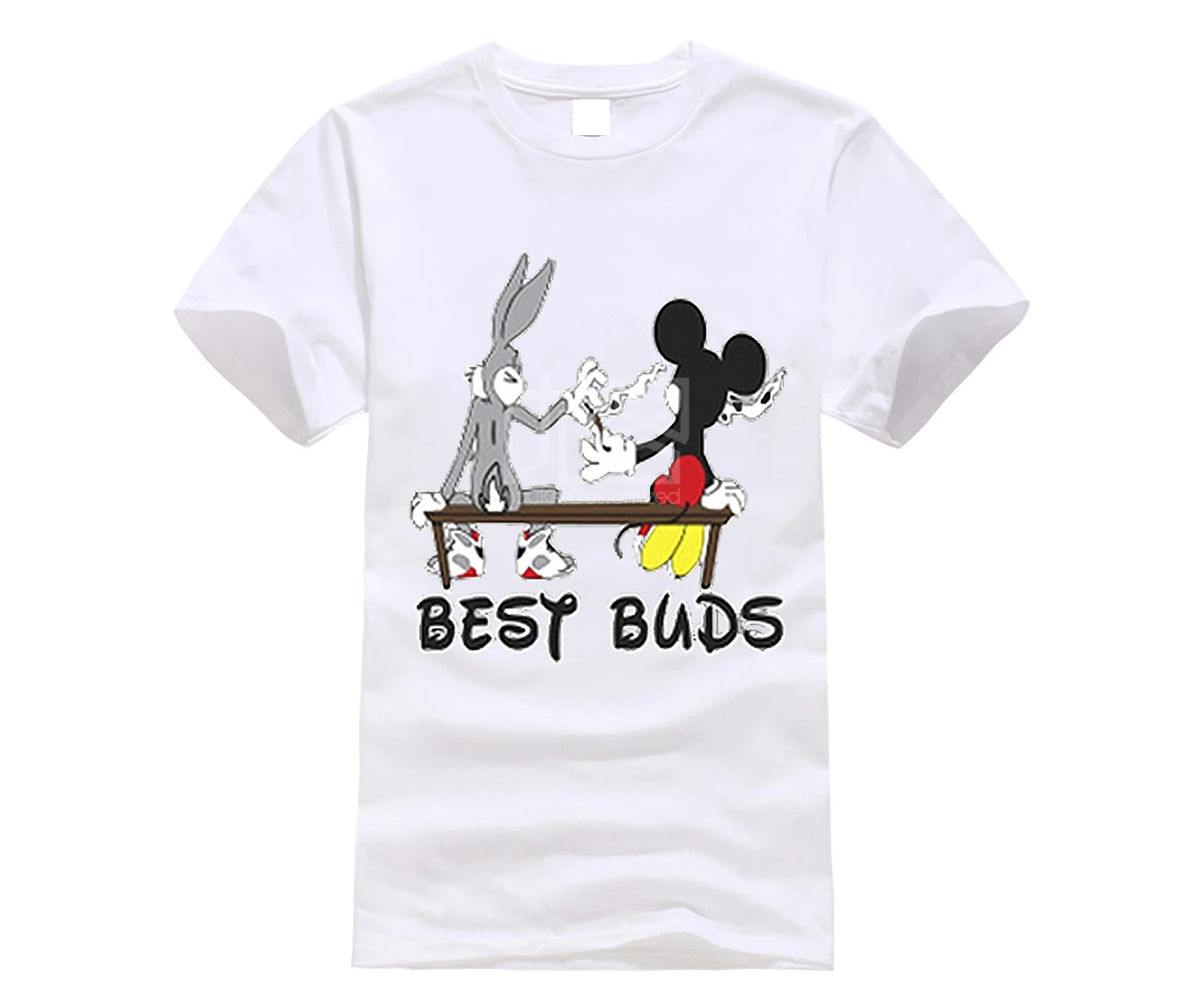 Gildan 006-футболка унисекс Best Buds курение травы 420 Kush Cartoon | Мужская одежда