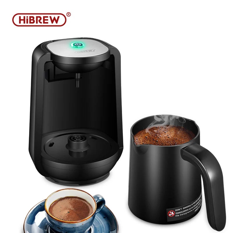 HiBREW-cafetera eléctrica inalámbrica portátil de viaje, máquina de café turca automática, CA de 220-240V