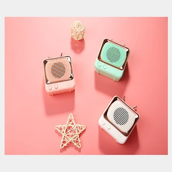 

DW02 Desktop Bluetooth Speaker Retro Mini FM Radio Mini Voice Amplifier 5.0 Fast Transmission 4D Sound Effect