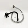 1pc Dia10/12mm led Gooseneck flexible Metal holder With bracket Chrome soft Light universal Hose serpentine tube For Desk Lamps 6