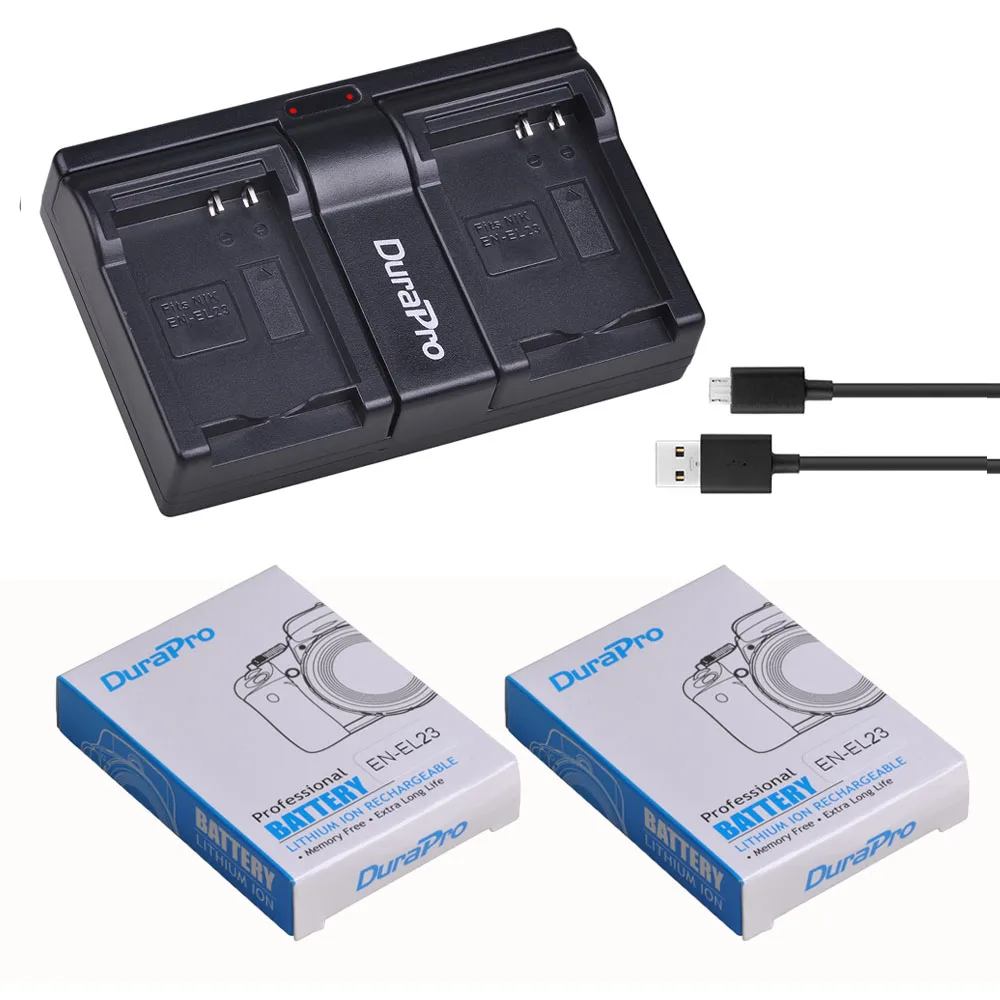 Nikon P900 Battery Charger Usb Dual Charger Kit Liion Battery