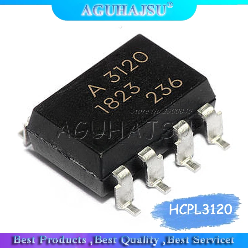10 шт. HCPL3120 SOP8 HCPL-3120 SOP A3120 SOP-8 SMD FOD3120 | Электронные компоненты и принадлежности