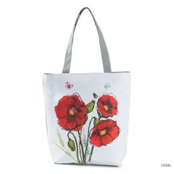 

Eco Friendly Floral Reusable Grocery Bags Eco-Friendly Shopping Bag Kitchen Tote Reusable Tote bag High Quality Cheap