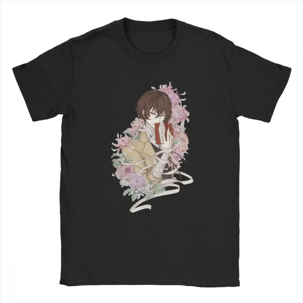 Dazai Bungo бродячие собаки мужские футболки аниме Bsd манга Osamu Awesome с коротким рукавом