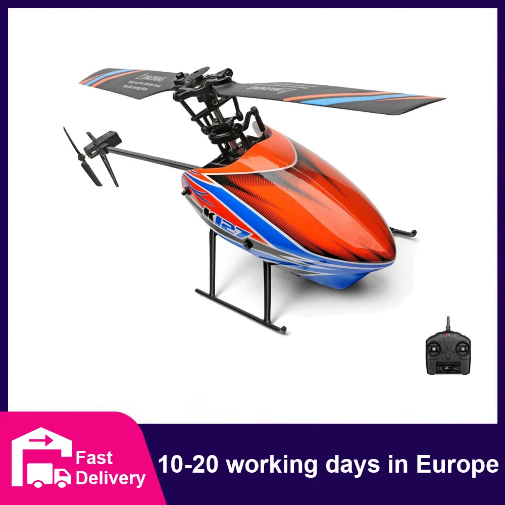 WLtoys K127 RC Helicopter 4 Channel 6 