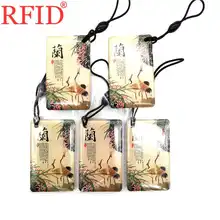 ID 125 кГц T5577 перезаписываемый Пустой Брелок-Карточка RFID для дубликатора Cloner копировальная карта контроля доступа жетон тег брелок 1