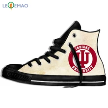 Кроссовки с принтом логотипа на заказ, Мужская обувь из дышащей ткани для колледжа и Университета Индиана, Zapatos De Mujer, Уличная обувь