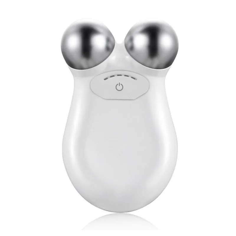 White Usb зарядка для подтяжки лица, подтяжки кожи, омоложение спа, устройство для удаления морщин лица, микротоковый массажер для красоты 40#802 - Цвет: White
