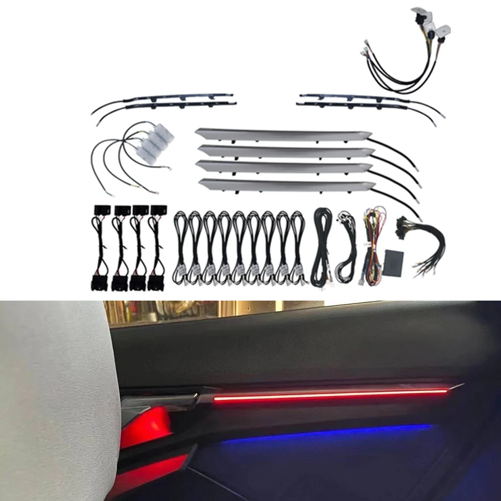 

For Audi A3 2021 MMI Control Car Ambient Light LED Neon Atmosphere Lamp Dashboard Illuminated Strip