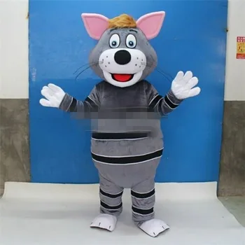 

NEW Cute Grey Cat Mascot Costume Suit Cosplay Party Game Fancy Dress Adults Advertising Unisex Cospaly Hallowen Gifts
