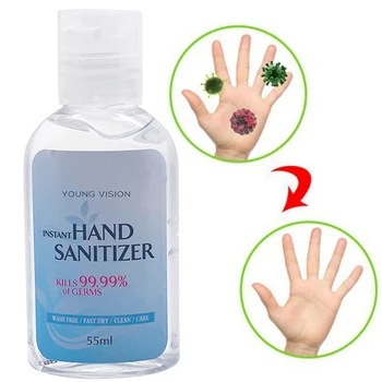 

50/55ml Disposable Hand Sanitizer Gel Mini Anti-bacterial Refreshing Liquid Hand Soap Health Epidemic Prevention Supplies