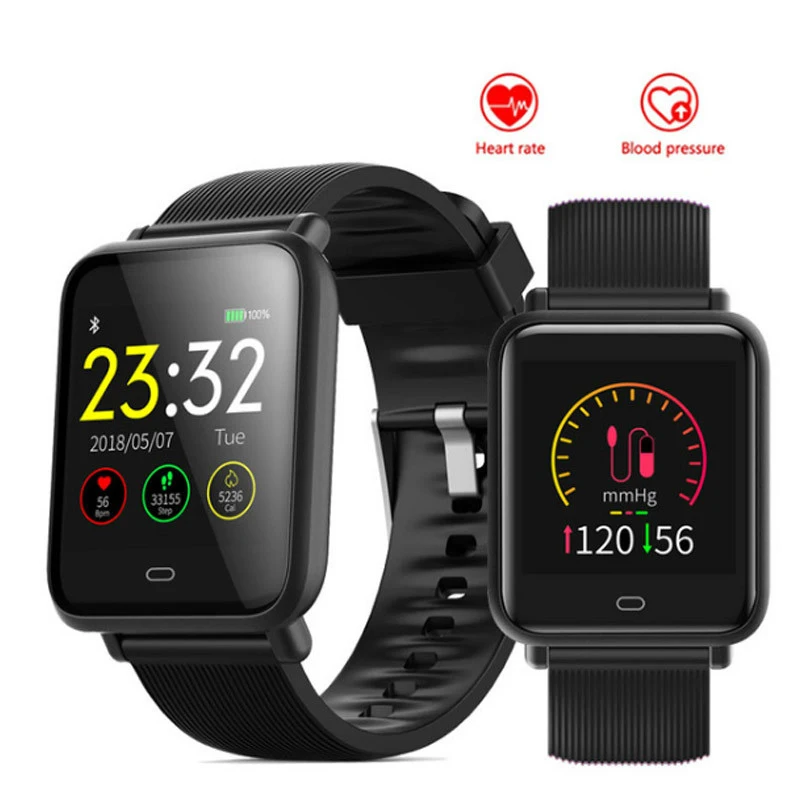 Цветной экран водонепроницаемые спортивные Смарт часы для Android IOS с пульсометром