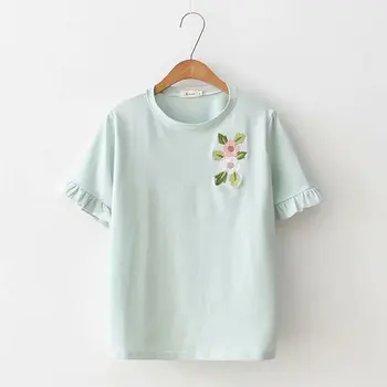 

2018 New Summer O-neck T-shirt Women Casual Lady Top Tees Tshirt Female Clothing T Shirt Printed