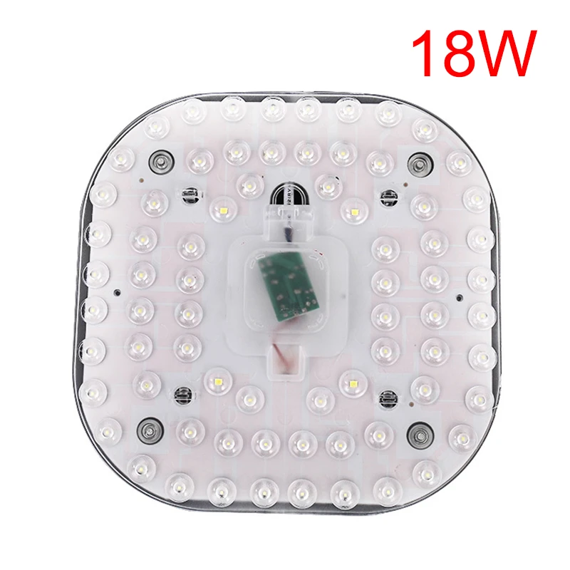 18W Потолочные лампы освещения источник AC265v 12 Вт, 18 Вт, 24 Вт, 36 Вт Светодиодный Панель свет светодиодный осветительный щит светодиодной лампы заменить Светодиодная потолочная лампа для проектора - Цвет: 18W