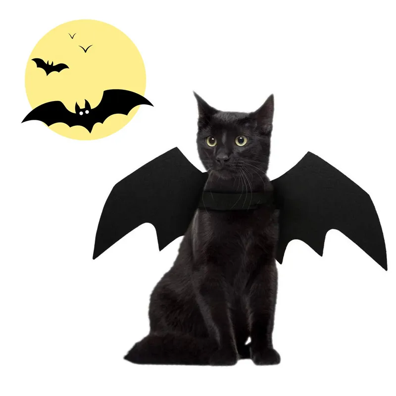WAWJ Store Halloween Cool Puppy Cat Bat Change Clothes Pet Bat Wings Dog Bat Costume for Christmas 