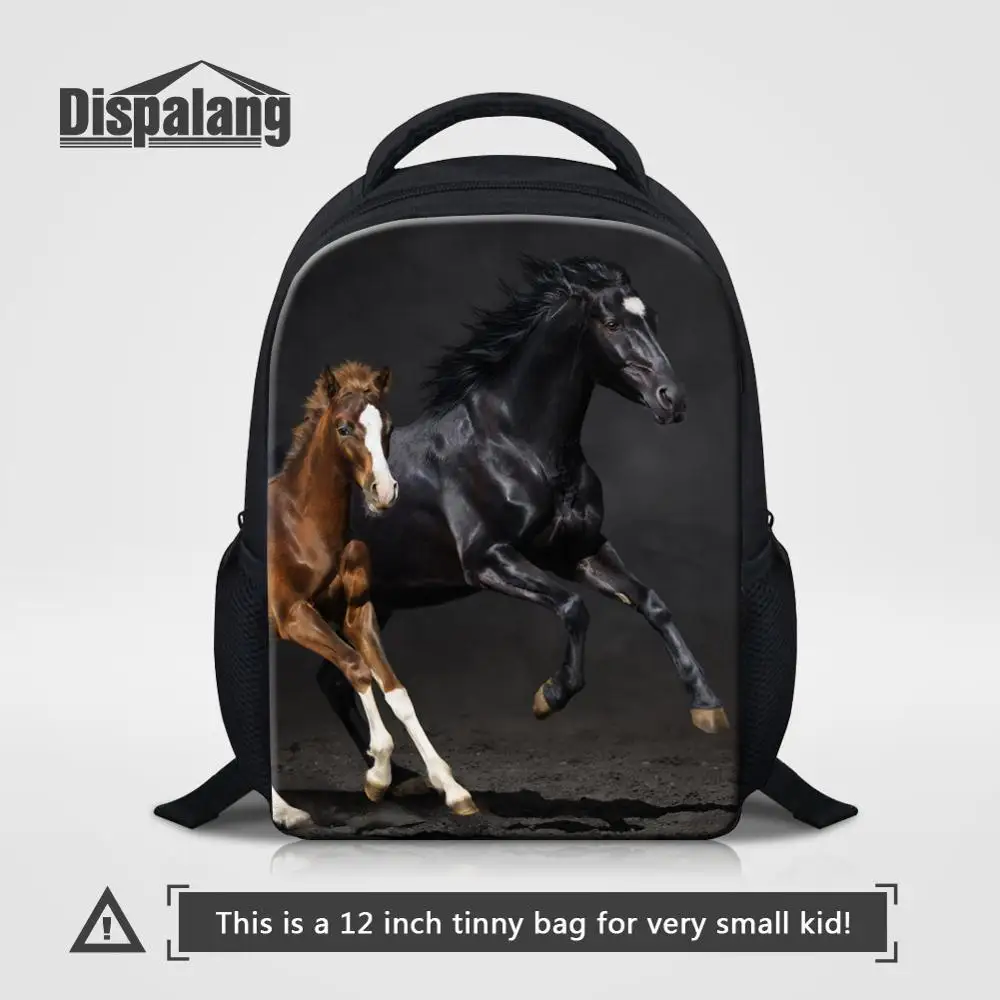 Backpack10 Детский мини-рюкзак с 3D принтом в виде лошади, тигра, собаки, животных, школьная сумка для детей, для мальчиков, уличный рюкзак для путешествий на плечо, Детский рюкзак для книг - Цвет: Backpack10