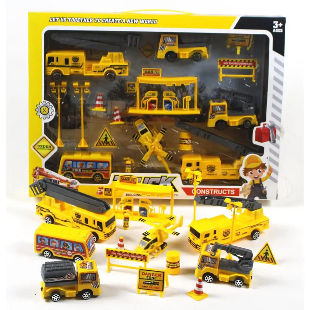 

Mini Truck Toy Kit Construction Engineering Vehicle Model Toys Set Educational Preschool Toys For Children Boys