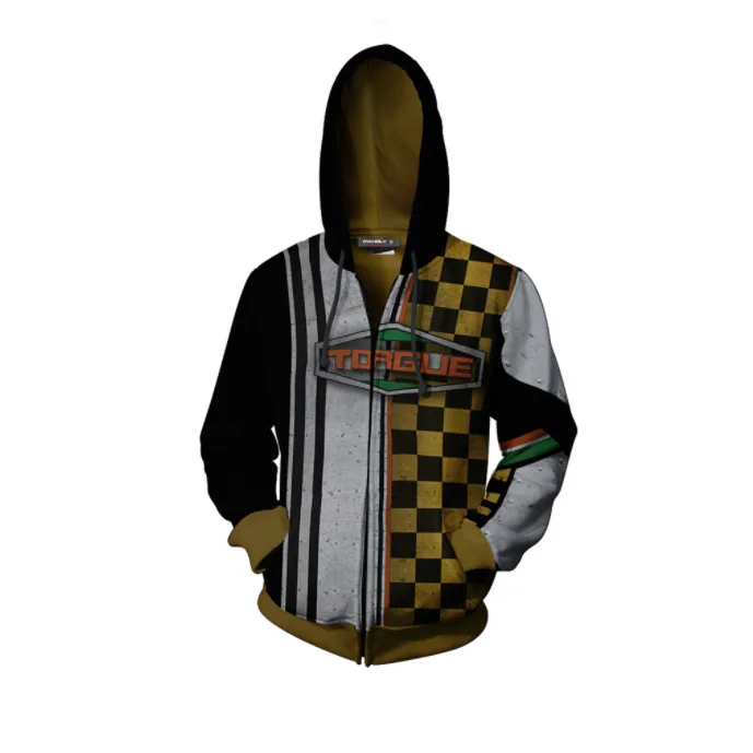 Игра Borderlands Assassin Zer0 толстовки Костюмы для косплея мультфильм 3D с принтом модная мужская и женская спортивная одежда с капюшоном, куртка - Цвет: Бежевый
