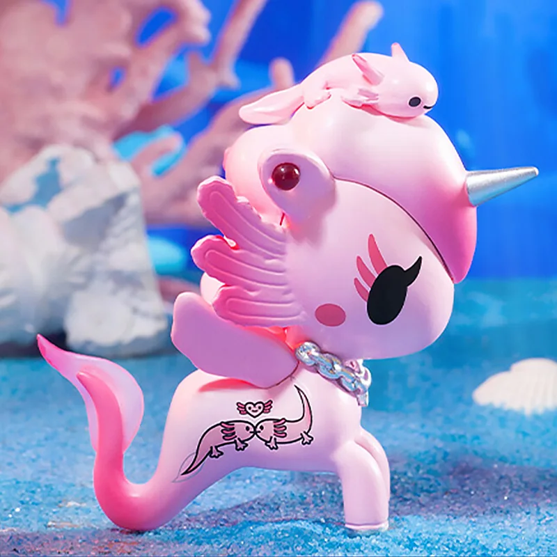 

Tokidoki Русалка семейство шесть сезонов искусственная игрушка кукла таинственная коробка угад сумка Caja Surprise модель куклы подарок на день рождения