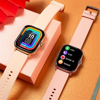 Alternative view of LIGE 2021 New Full touch Female Digital watch waterproof Sports suitable for Android IOS multifunction Electronic watch male+Box