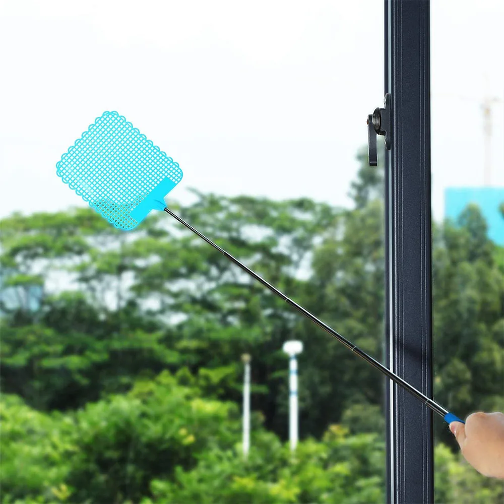 Fly Swatter 3 Pieces for Pest Control with Telescopic Handle