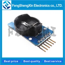 Módulo de memória de relógio para arduino, módulo de memória ds3231 at24c32 iic precisão rtc em tempo real para arduíno