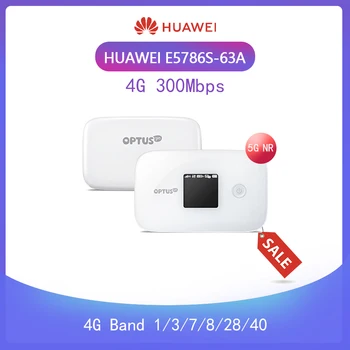 

Unlocked HUAWEI E5786 E5786s-63a 4G LTE Advanced CAT6 300Mbps 4G Wifi Router mobile hotspot +2pcs antenna