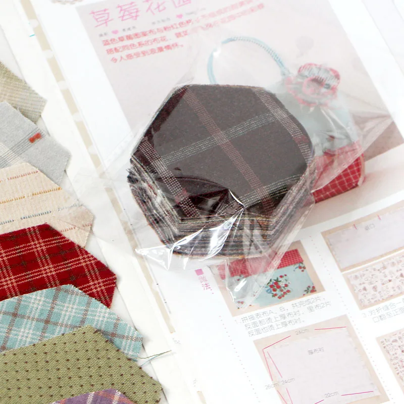 DIY Япония маленькая ткань группа окрашенная пряжа ткань, для шитья ручная работа пэтчворк Квилтинг, сетка полоса точка случайный 50 стиль/лот