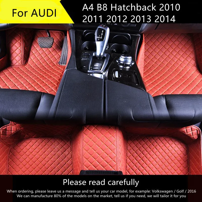 

Car floor mats For AUDI A4 B8 Hatchback 2010 2011 2012 2013 2014 Auto parts automobile foot Pads