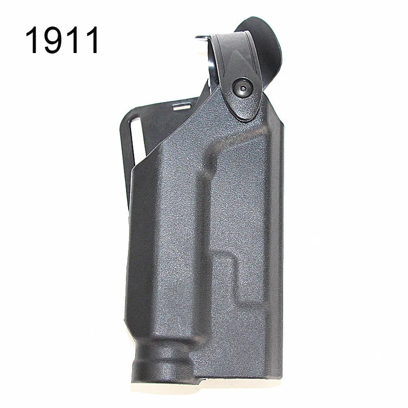 Colt 1911 Holster Тактический страйкбол ремень кобура для Глок 17 19 M9 1911 P226 USP Военная Талия Охота боевой пистолет чехол с фонариком - Цвет: Colt 1911 Holster