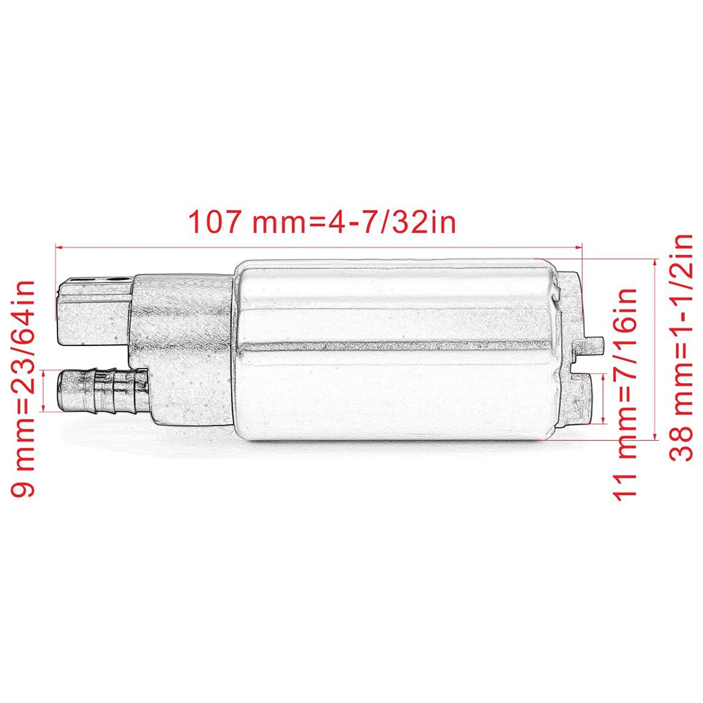 Artudatech Pompa Carburante Per Moto | Ricambio Per Honda CBR929RR, CBR954RR, Yamaha FZ6, Kawasaki ST1300 E Altri Modelli