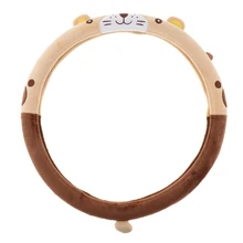 Мультяшный автомобиль/авто чехол на руль Противоскользящий протектор плюшевый