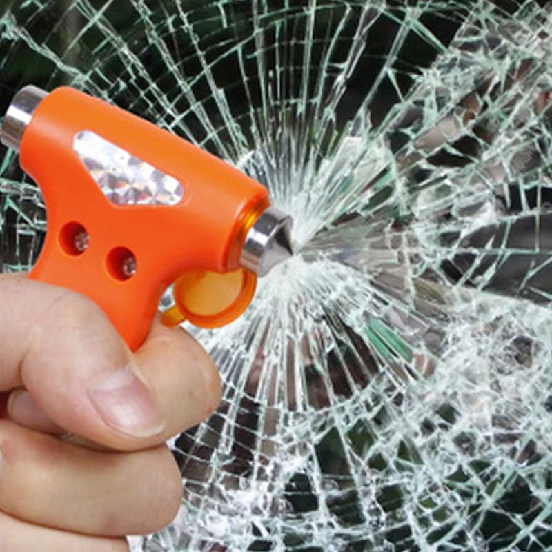 

High Quality Car Emergency Escape Safety Gear Break Window Glass Hammer Belt Rope Cutter safety cutter to slice Tools